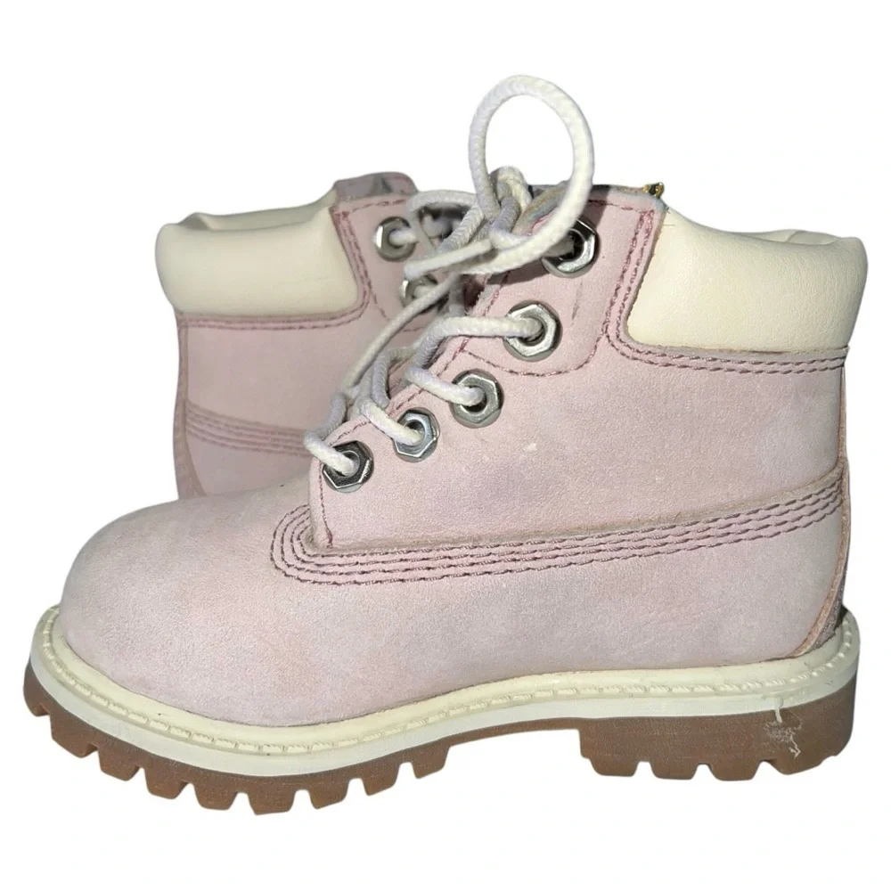 Children’s Toddler’s Timberland Boots Girls Size 7.5 Pink